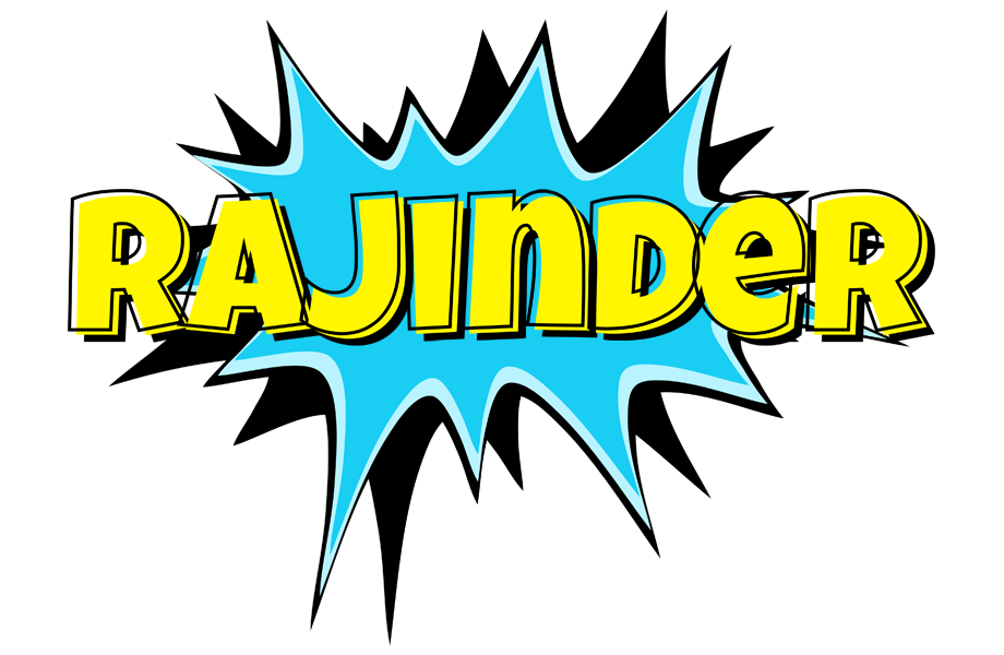 Rajinder amazing logo