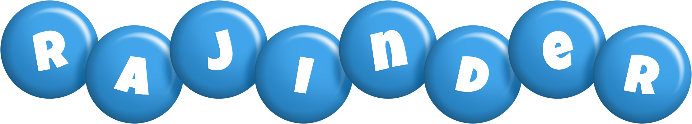 Rajinder candy-blue logo