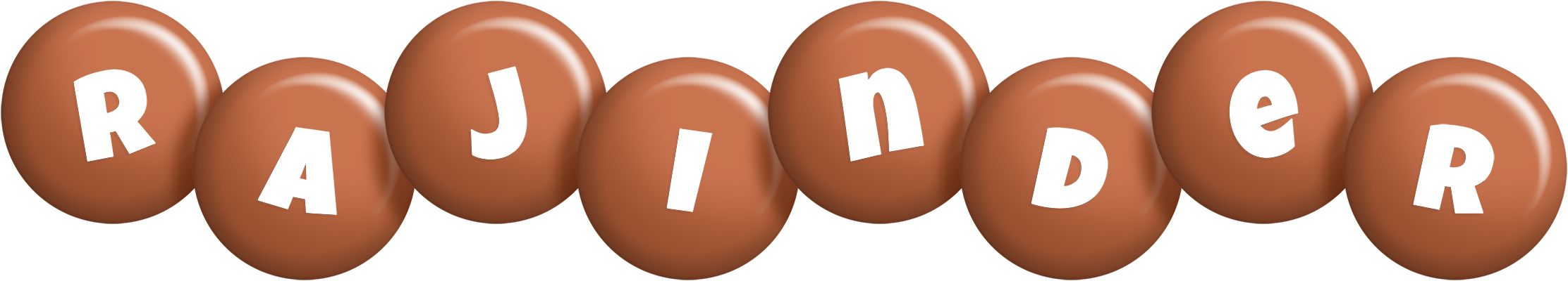 Rajinder candy-brown logo