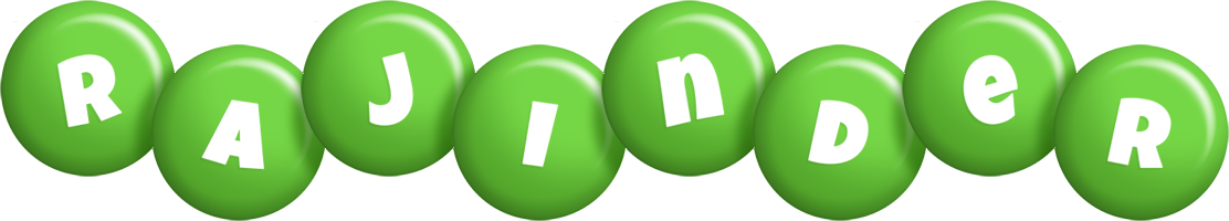 Rajinder candy-green logo