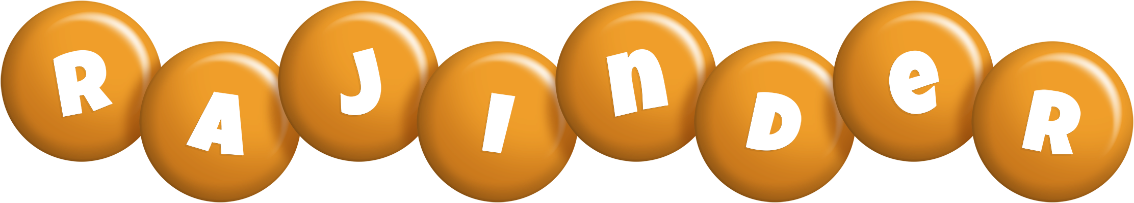 Rajinder candy-orange logo