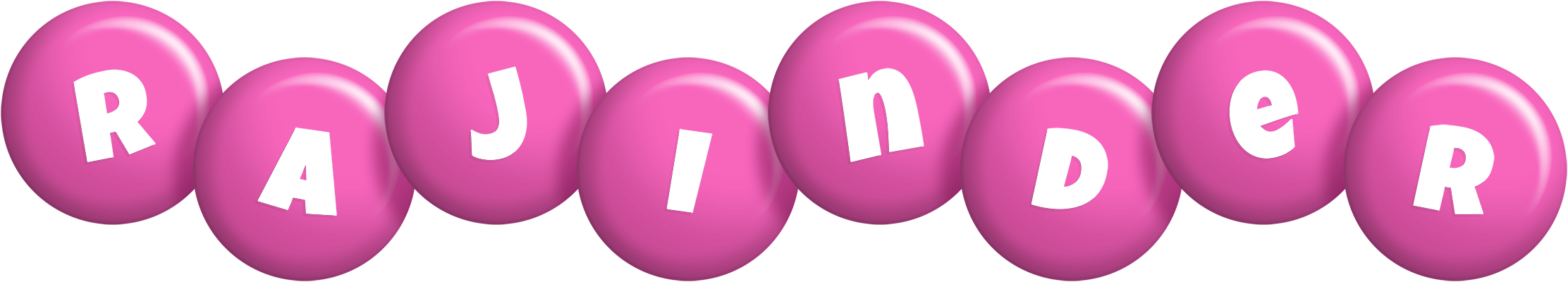 Rajinder candy-pink logo