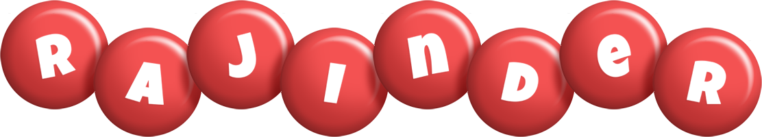 Rajinder candy-red logo