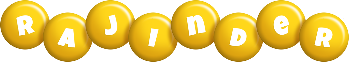 Rajinder candy-yellow logo