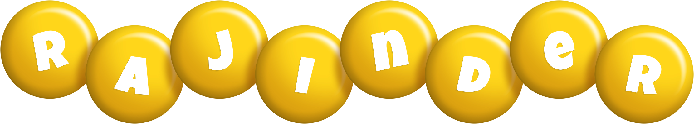 Rajinder candy-yellow logo