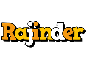 Rajinder cartoon logo