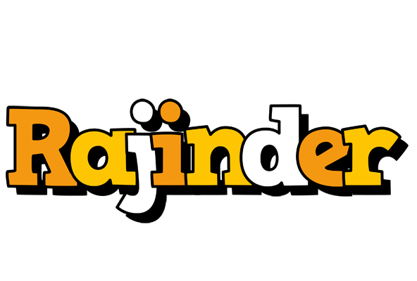Rajinder cartoon logo