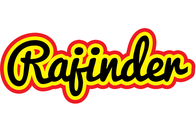Rajinder flaming logo