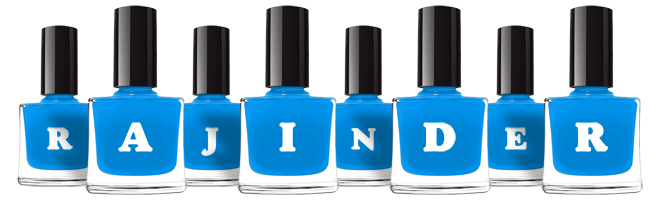 Rajinder glossy logo