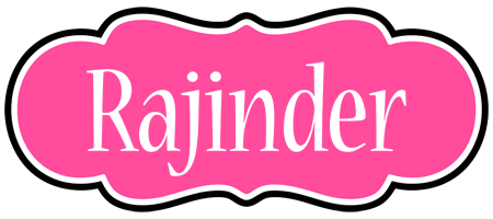Rajinder invitation logo