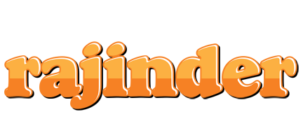 Rajinder orange logo