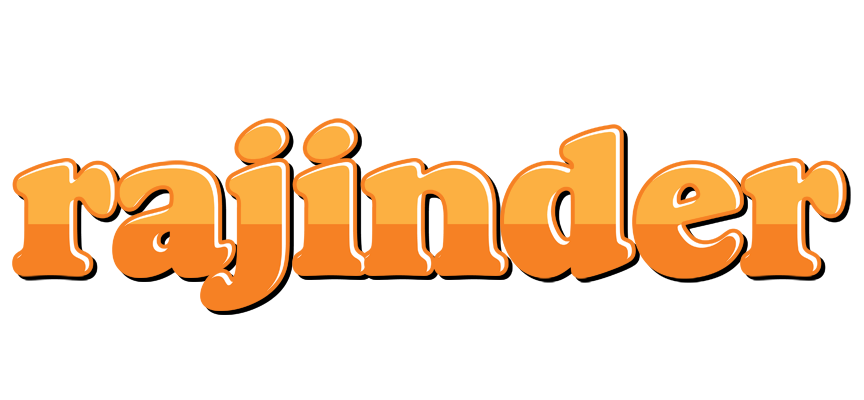 Rajinder orange logo