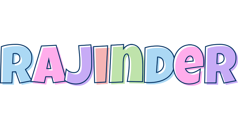 Rajinder pastel logo