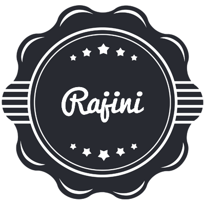 Rajini badge logo