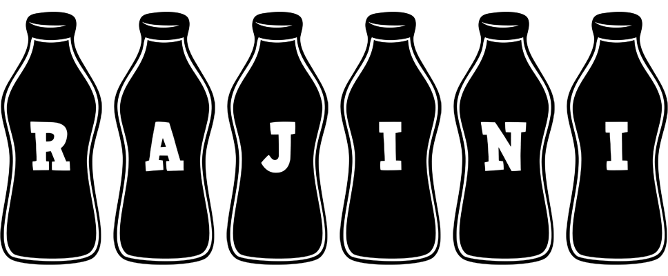 Rajini bottle logo