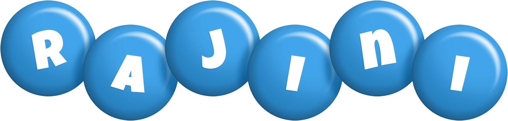 Rajini candy-blue logo