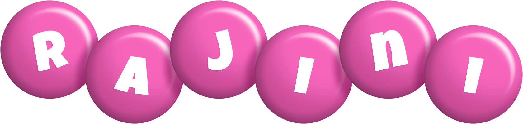 Rajini candy-pink logo