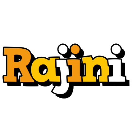 Rajini cartoon logo