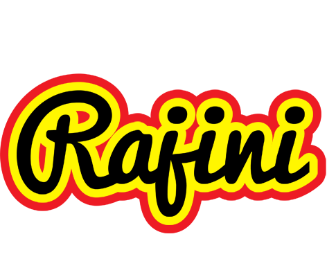 Rajini flaming logo