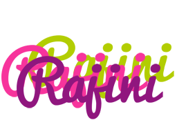 Rajini flowers logo