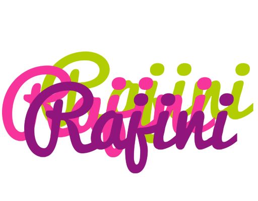 Rajini flowers logo