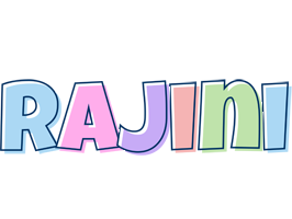 Rajini pastel logo