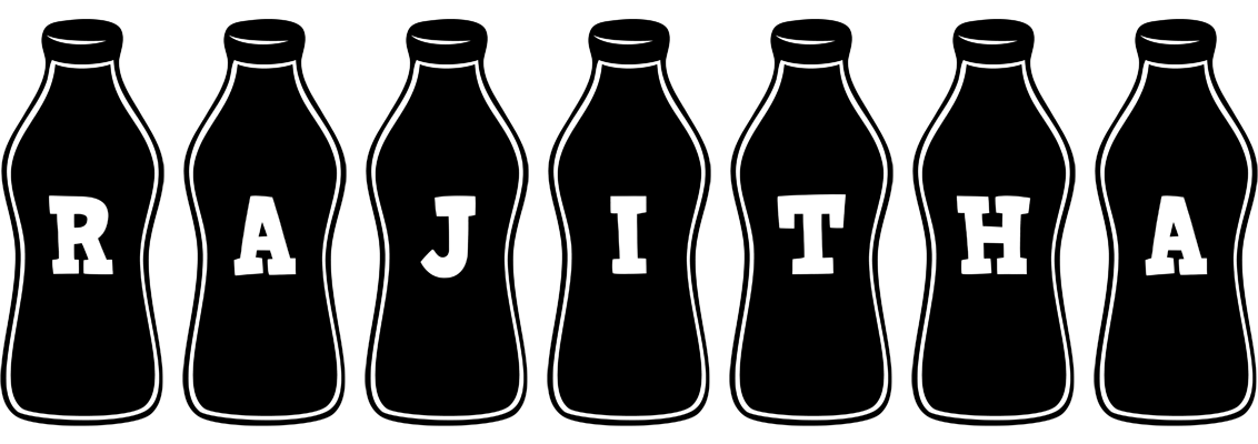 Rajitha bottle logo