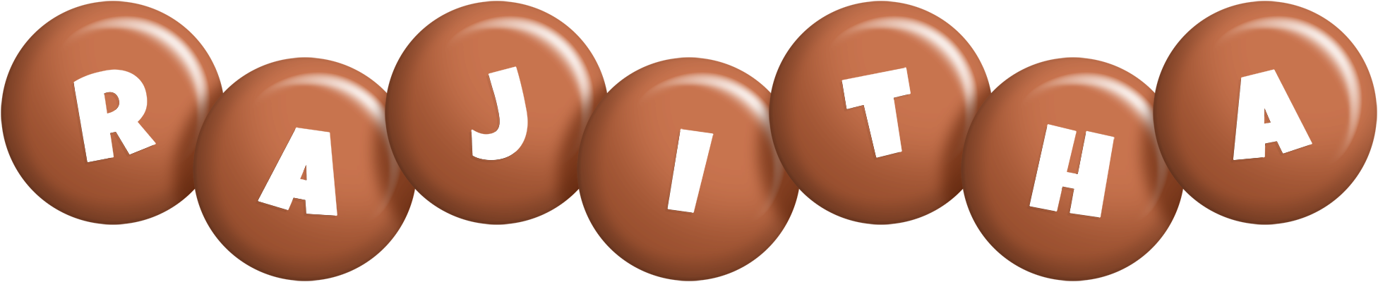 Rajitha candy-brown logo