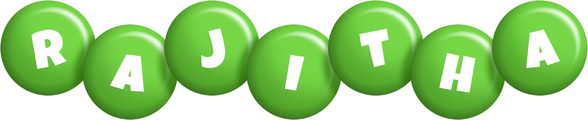 Rajitha candy-green logo