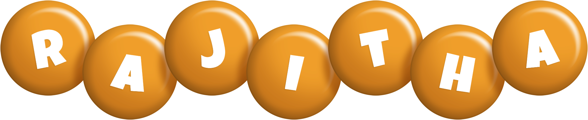 Rajitha candy-orange logo