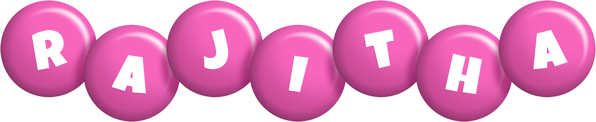 Rajitha candy-pink logo