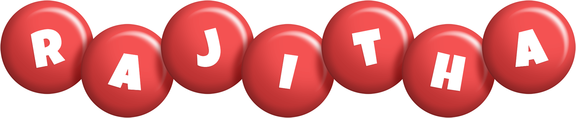 Rajitha candy-red logo