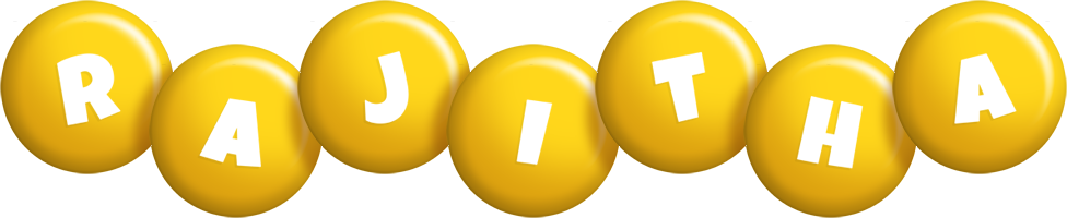 Rajitha candy-yellow logo