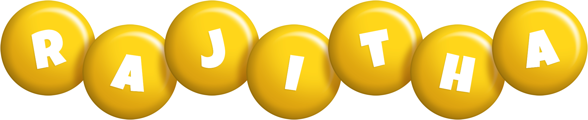 Rajitha candy-yellow logo