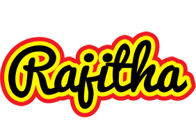 Rajitha flaming logo