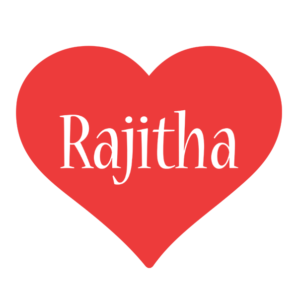 Rajitha love logo