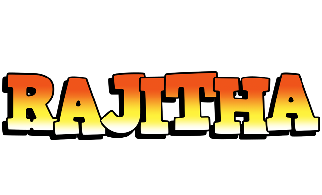 Rajitha sunset logo