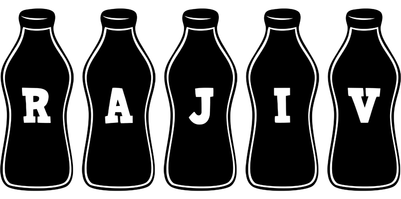 Rajiv bottle logo
