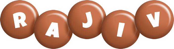 Rajiv candy-brown logo
