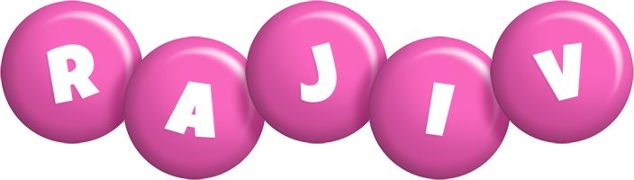 Rajiv candy-pink logo