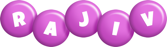 Rajiv candy-purple logo