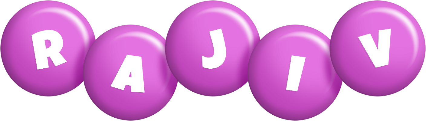 Rajiv candy-purple logo