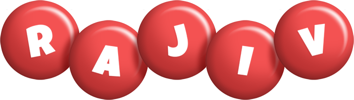 Rajiv candy-red logo