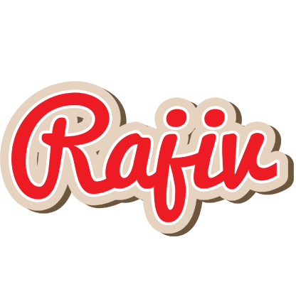 Rajiv chocolate logo
