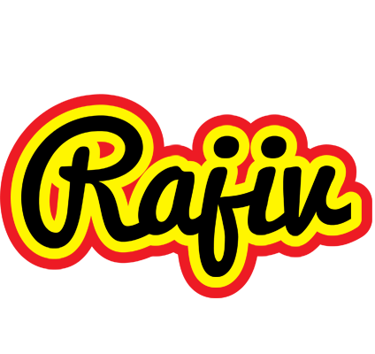 Rajiv flaming logo
