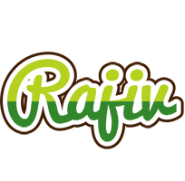 Rajiv golfing logo