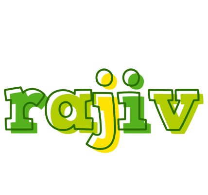 Rajiv juice logo