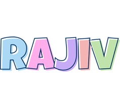 Rajiv pastel logo