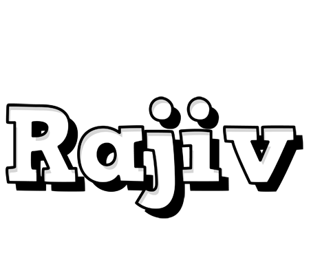 Rajiv snowing logo