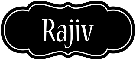 Rajiv welcome logo